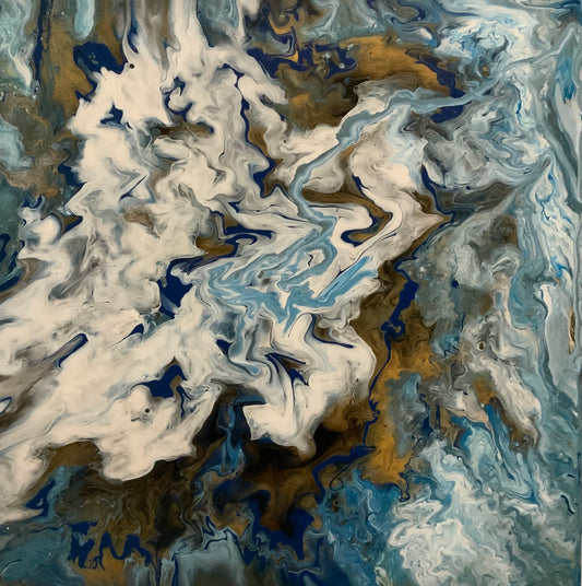 Lantern I - Abstract Painting