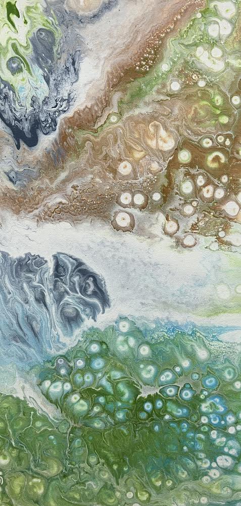 Lush I - Original Oil Painting by Shobika