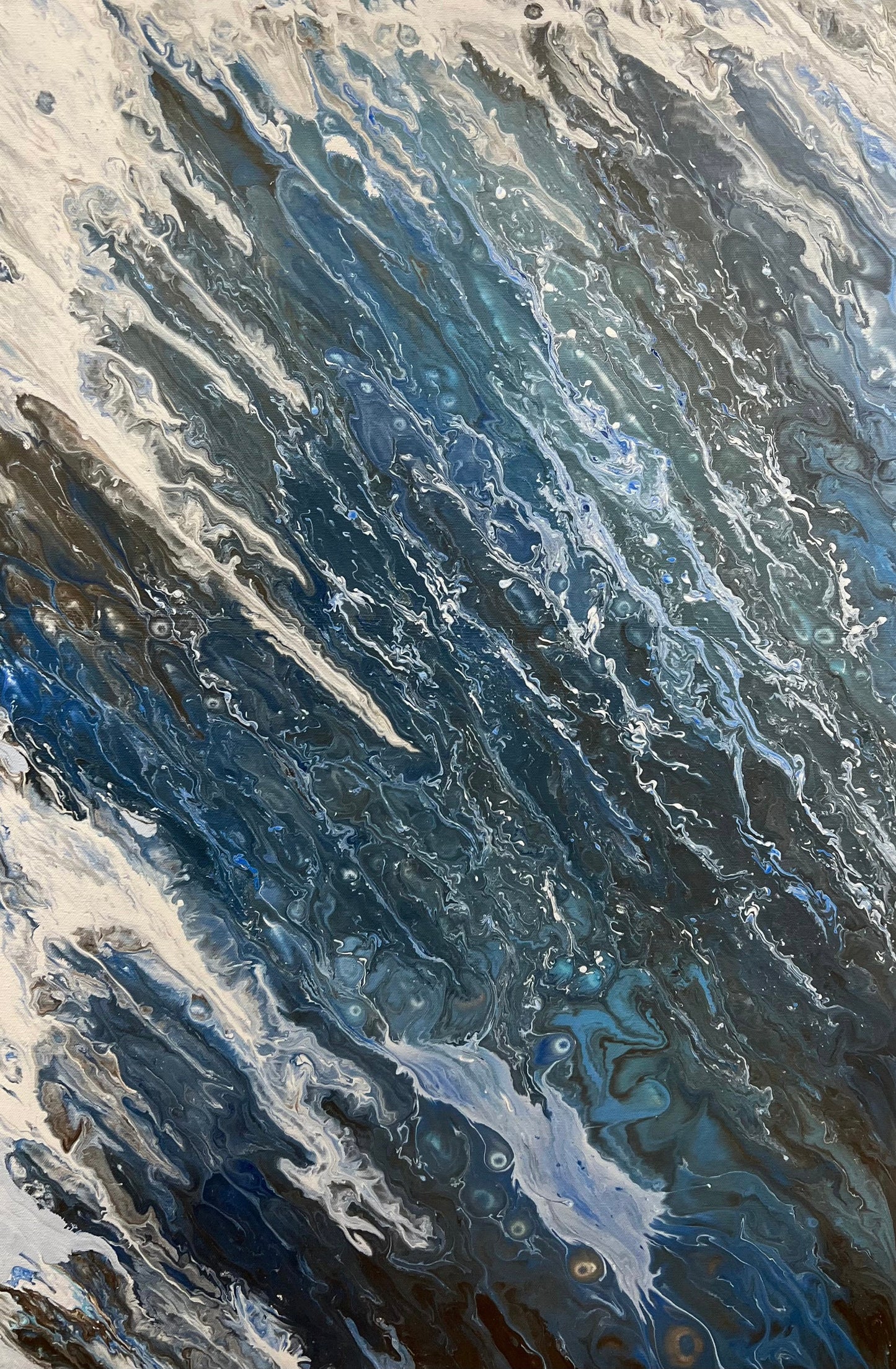 Intergalactica I - Original Oil Painting by Shobika