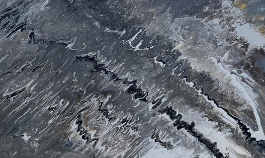 Tectonic Fissure I - Original Oil Painting by Shobika