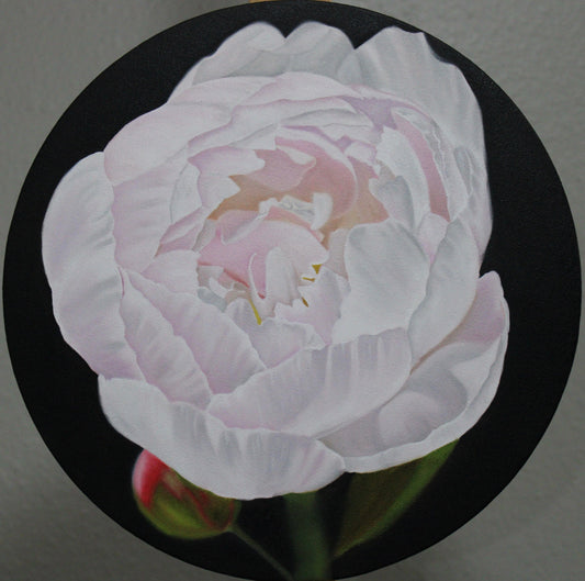 Floral Artwork Angel II - Original Oil Painting by Shobika