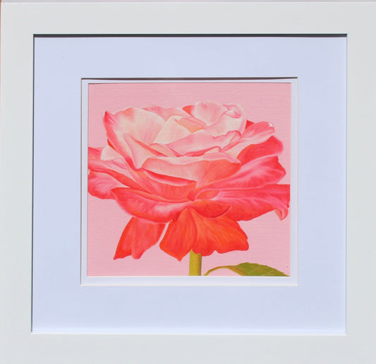 Floral Artwork Blush I - Original Oil Painting by Shobika