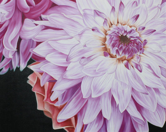 dahlia Oil Painting