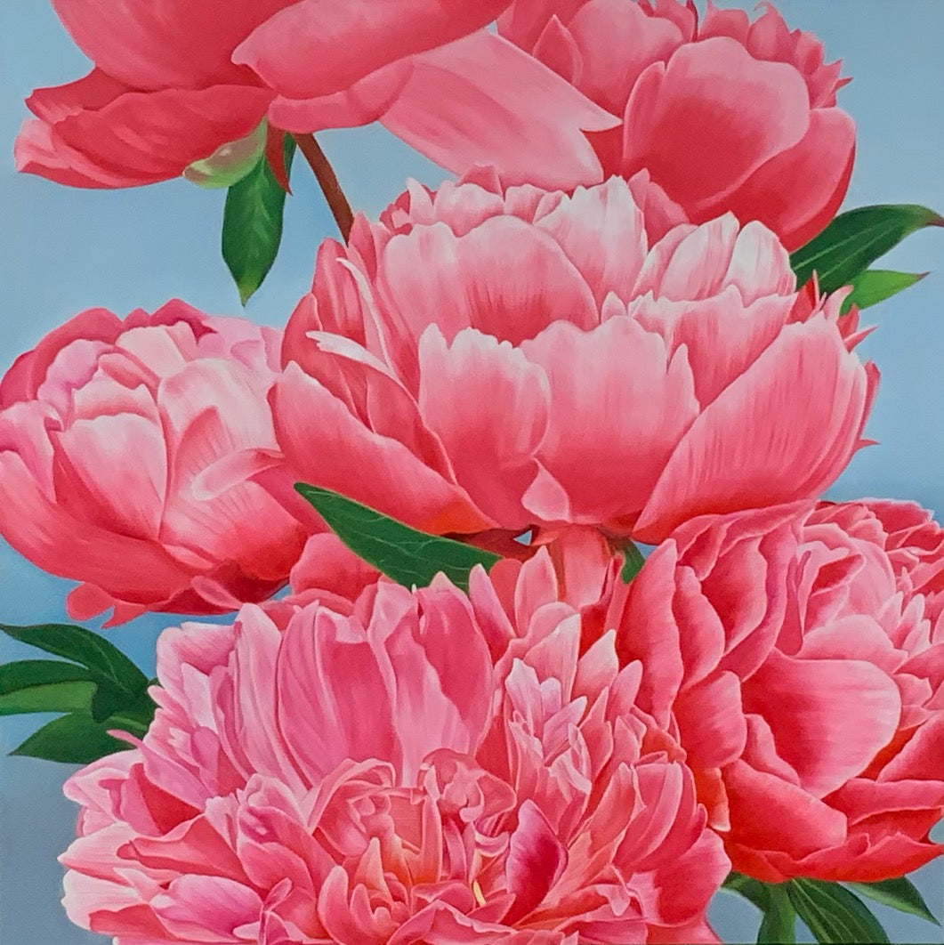 Pink Escapade II - Original Oil Painting by Shobika